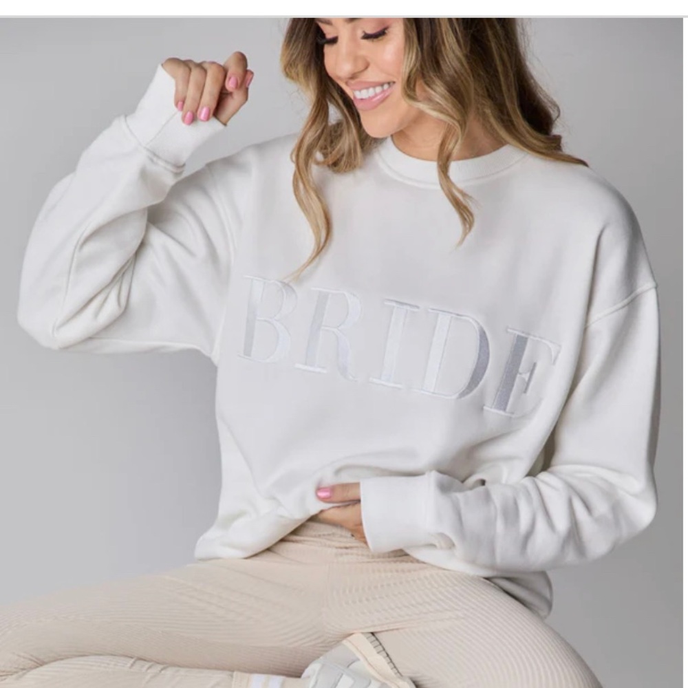 Bride statement sweatshirt. Bachelorette party.
